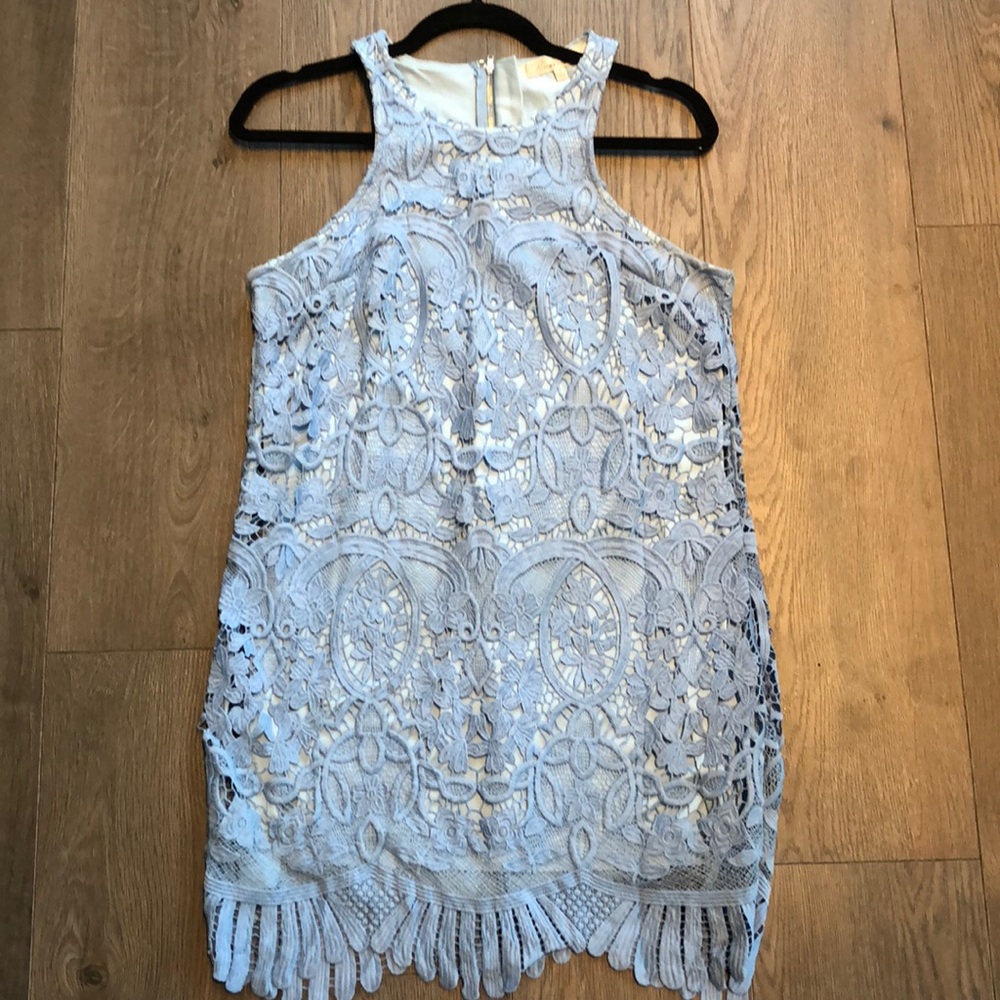 Lovers + Friends Caspian Shift Dress, blue, small